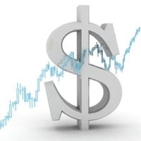 Dollar Sign With Rising Chart