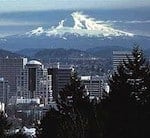 Portland and Mt Hood
