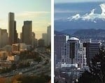 Seattle and Portland