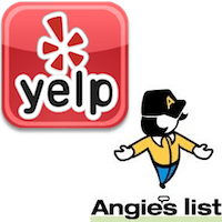 Yelp and Angie's List Logos
