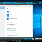 How Do I Turn Off Wi-Fi Sense on Windows 10