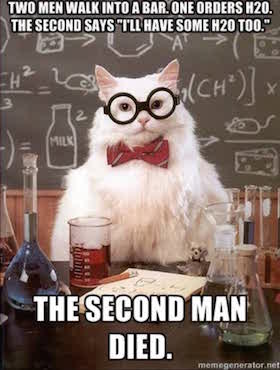 Cat Chemist Meme