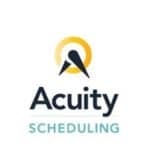 Acuity Scheduling logo which is a clock symbol.