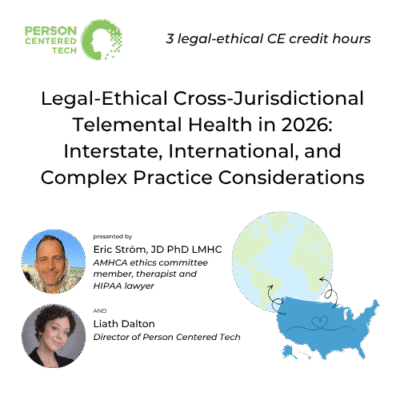Registration: Legal-Ethical Cross-Jurisdictional Telemental Health in 2026: Interstate, International, and Complex Practice Considerations